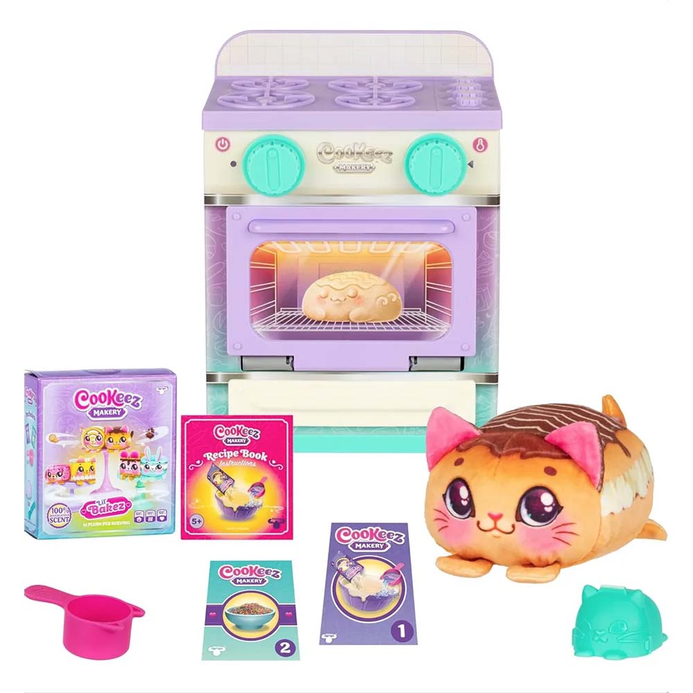 Cookeez Makery Lil' Bakez Horno Mascota Sorpresa 31061, peluches