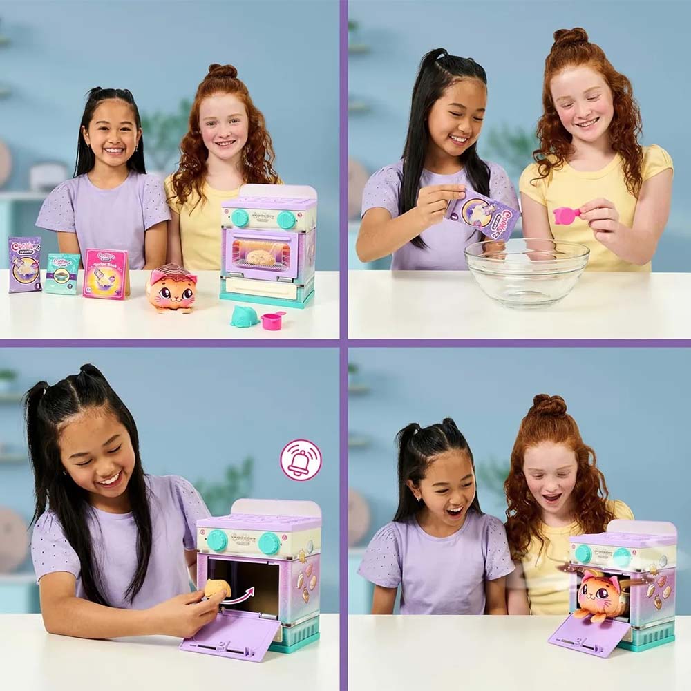 Cookeez Makery Lil' Bakez Horno Mascota Sorpresa 31061, peluches