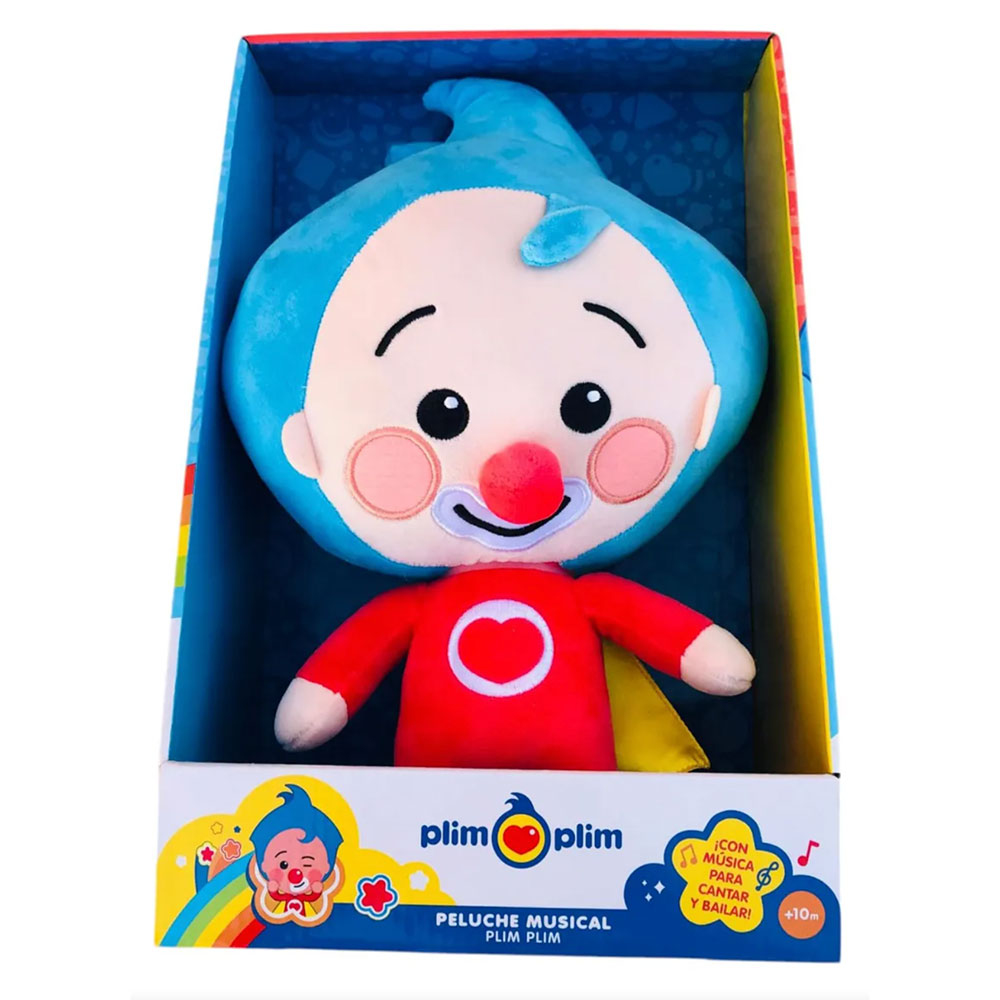 Plim Plim Peluche Musical DX 30 cm 85005, peluches