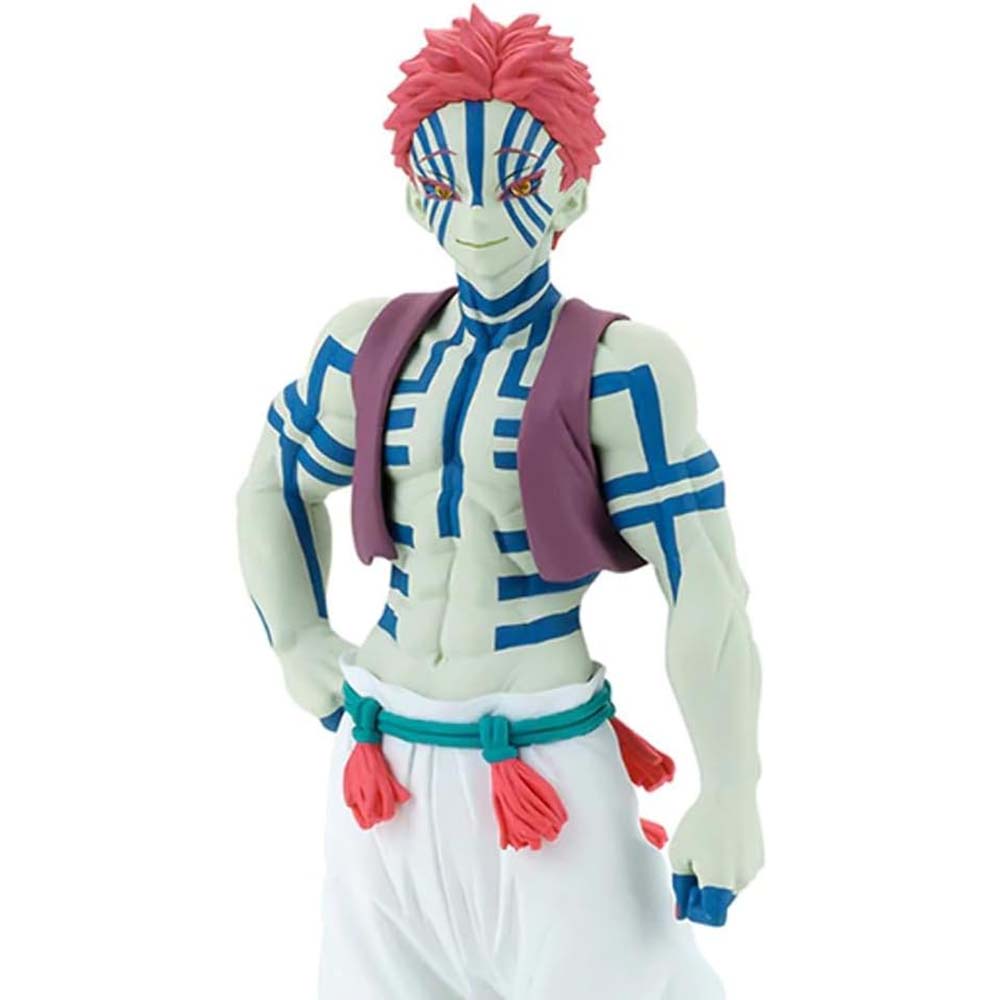 Banpresto Demon Slayer: Kimetsu No Yaiba. Akaza Figura Versión B, figuras de colección
