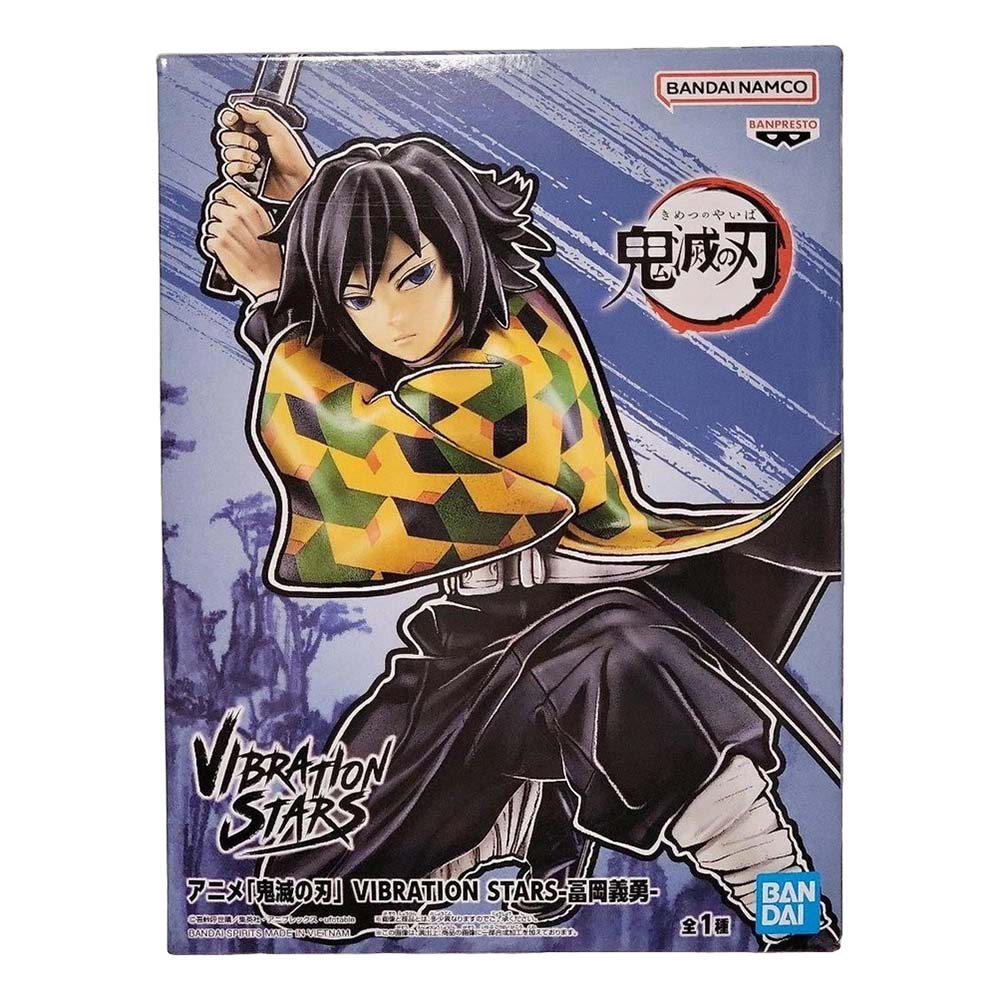 Banpresto Demon Slayer: Kimetsu No Yaiba. Giyu Tomioka Vibration Stars, figuras de colección