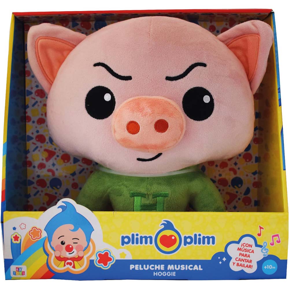 Plim Plim Peluche Musical DX - Hoggie 85015, peluches