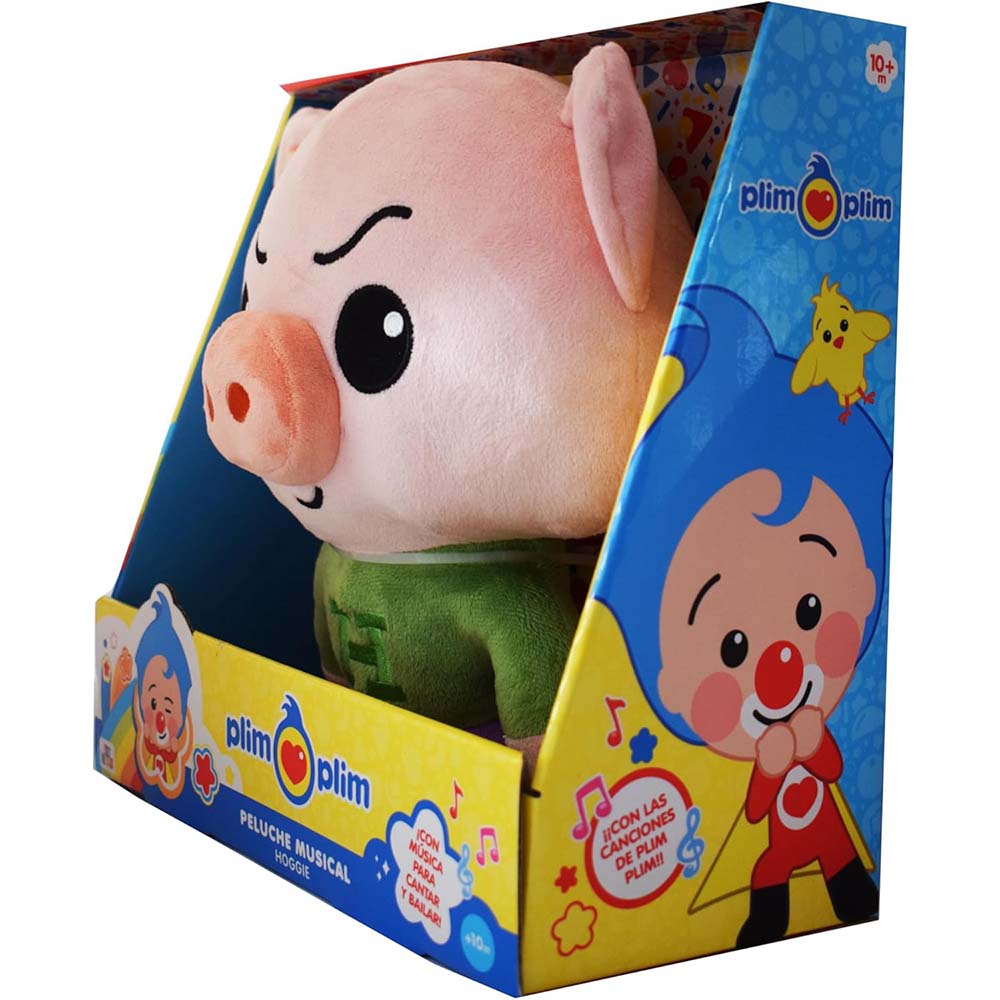 Plim Plim Peluche Musical DX - Hoggie 85015, peluches