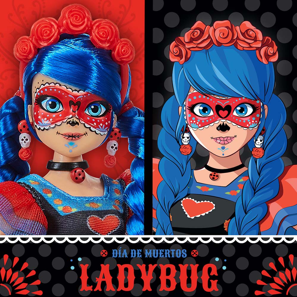 Miraculous Ladybug Catrina Día De Muertos 32093, figuras de acción