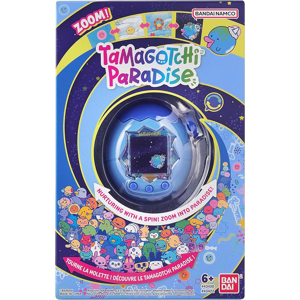 Tamagotchi Paradise Azul 43420, juguetes interactivos