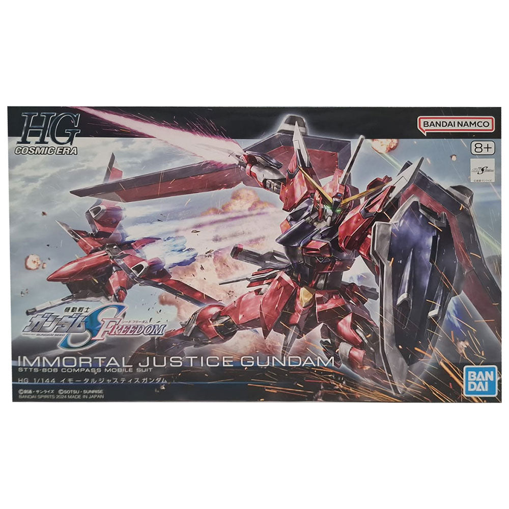 Bandai Hobby Gundam - Kit Modelo 244 Immortal Justice Gundam Gunpla HG 1/144 2654673