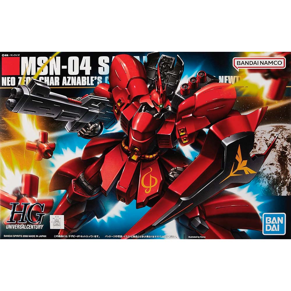 1144 Hguc Sazabi, figuras de acción