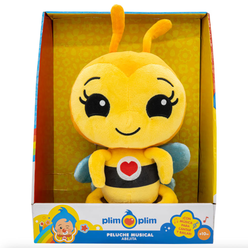 Peluche Plim Plim Musical DX Abejita Chiquitita 85016