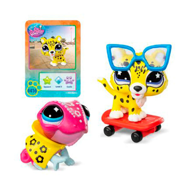 Littlest Pet Shop Pet Pairs Series 5 - Jaguar & Camaleón 32121