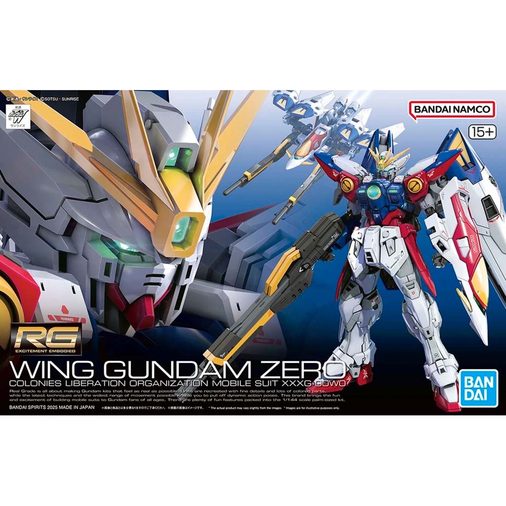 Bandai Spirits RG Wing Gundam Zero 1/144 – Real Grade Model Kit Gunpla