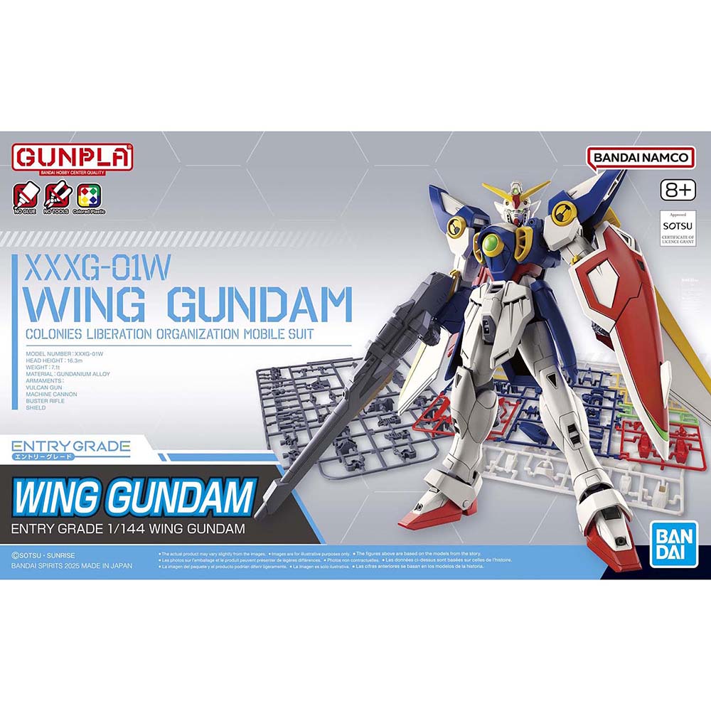 Bandai Spirits Mobile Suit Gundam Wing #35 – Wing Gundam RG 1/144 Model Kit