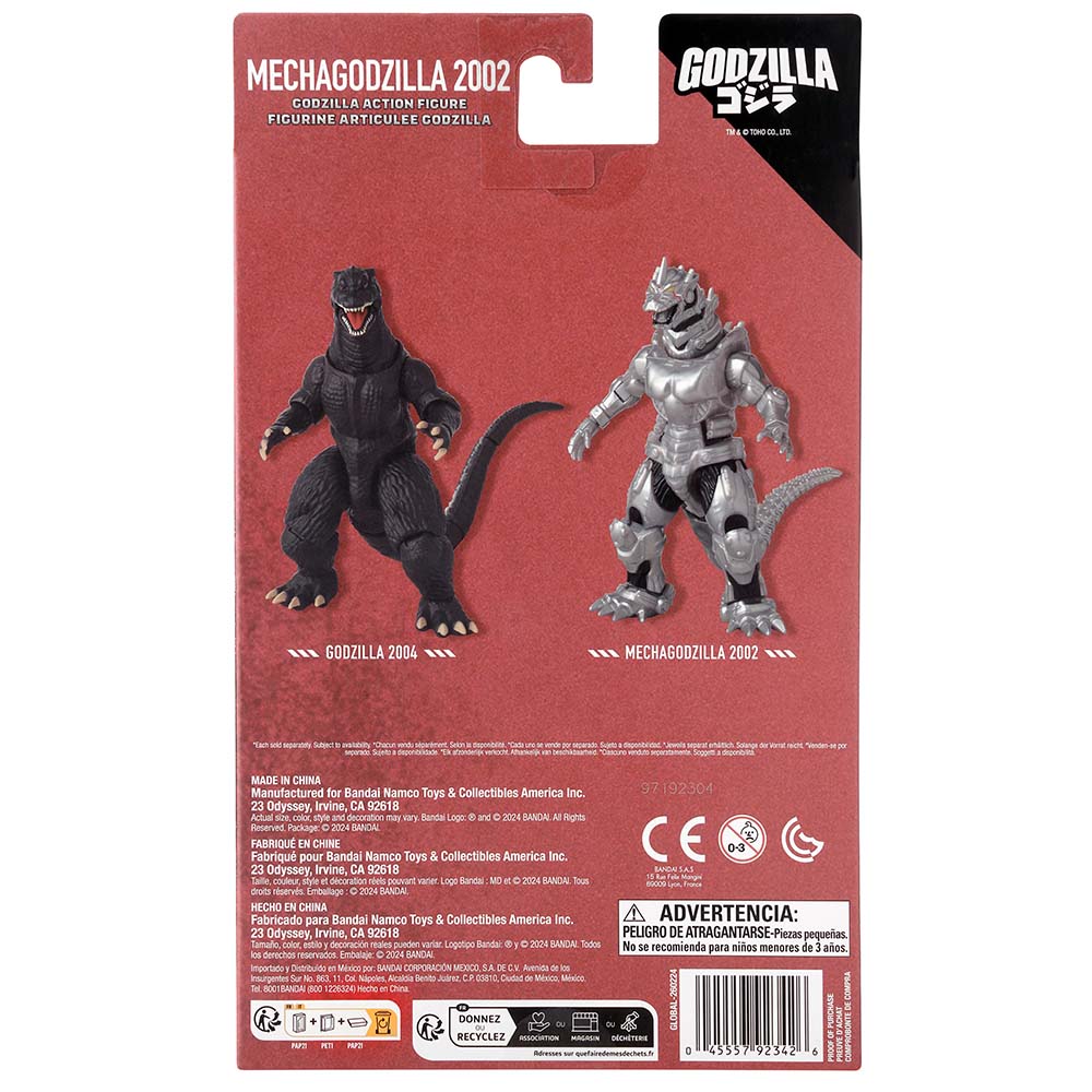 Bandai Namco MechaGodzilla 2002 de 15 cm 92342, figuras de acción