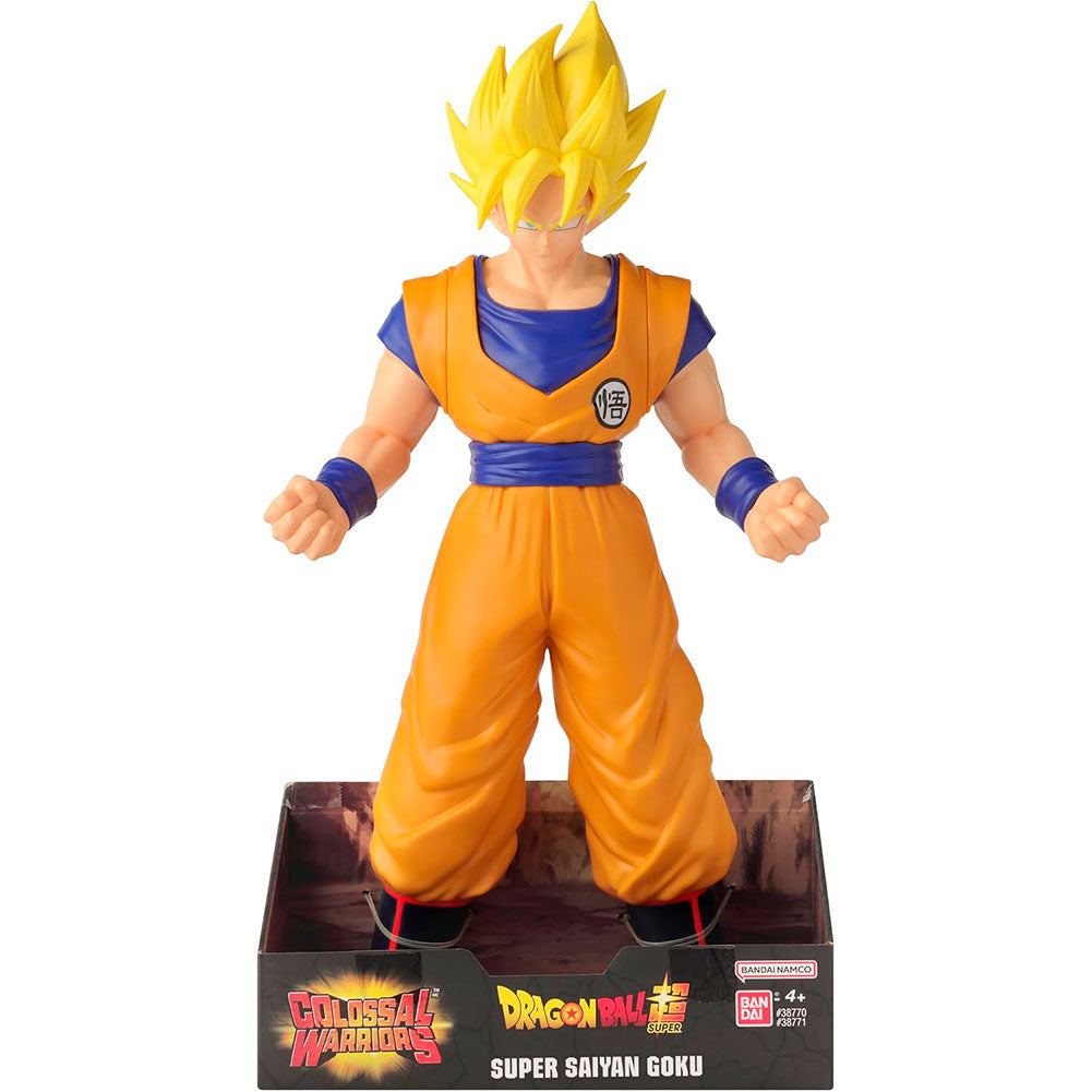 Bandai Dragon Ball Z Colossal Warriors: Figura de Acción Goku Super Saiyan de 40 cm - Edad 4+