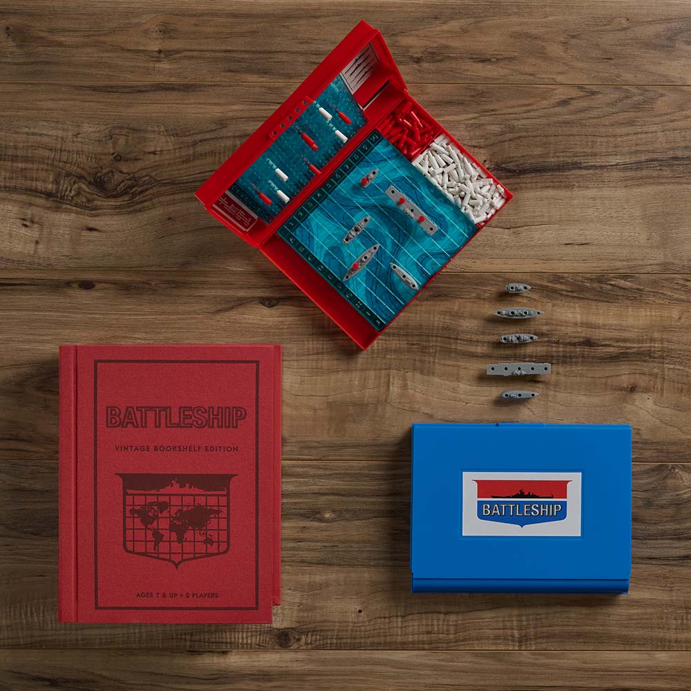 Battleship Vintage Bookshelf Edition 44418: Juego de mesa