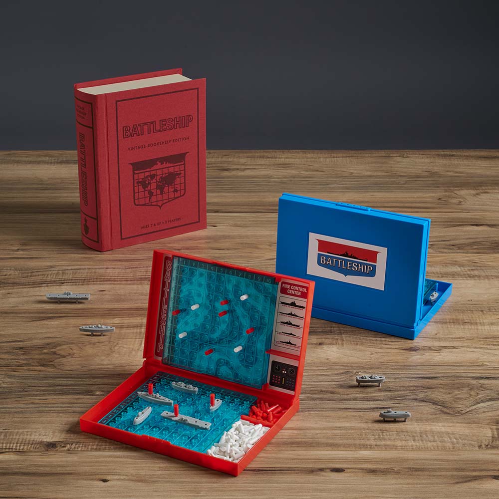 Battleship Vintage Bookshelf Edition 44418: Juego de mesa