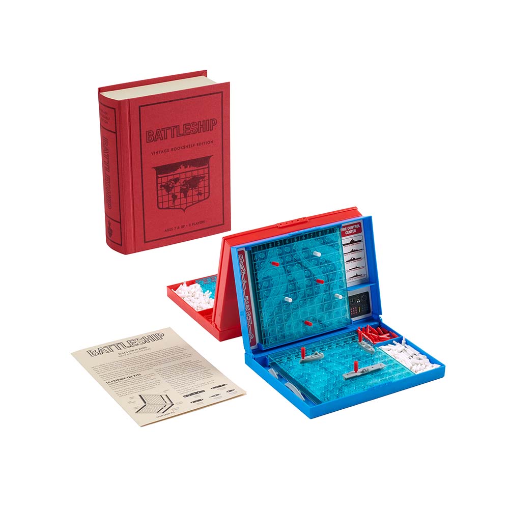 Battleship Vintage Bookshelf Edition 44418: Juego de mesa