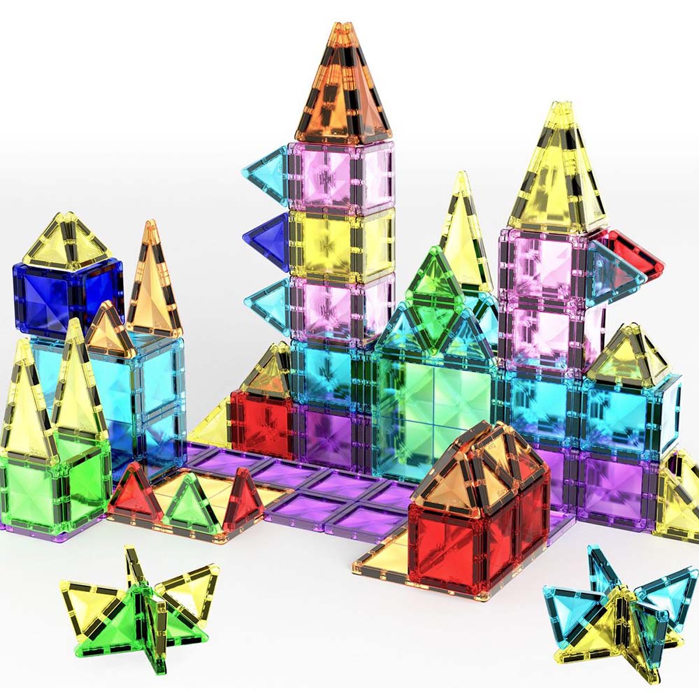PicassoTiles Set de Bloques Magnéticos de Construcción Educativa, sets de construcción