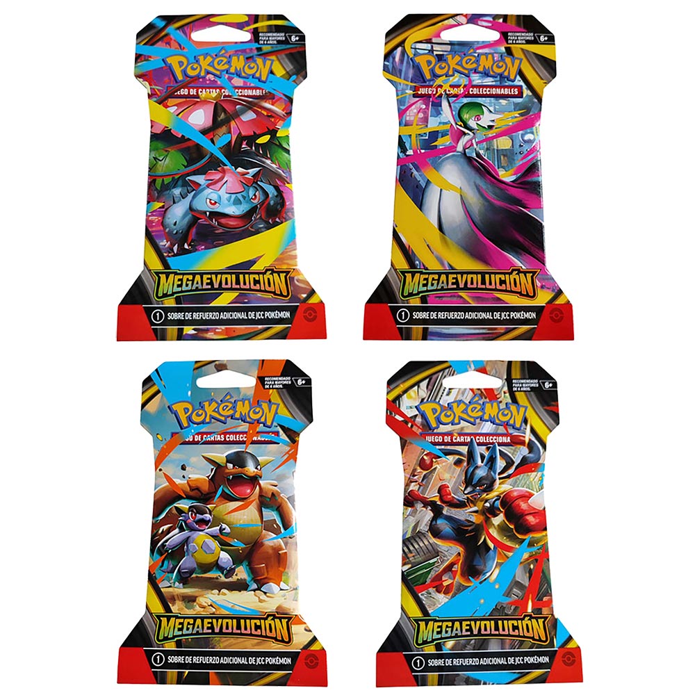 Pokémon TCG: Sobre de Refuerzo Mega Evolución (Cartas en Español)