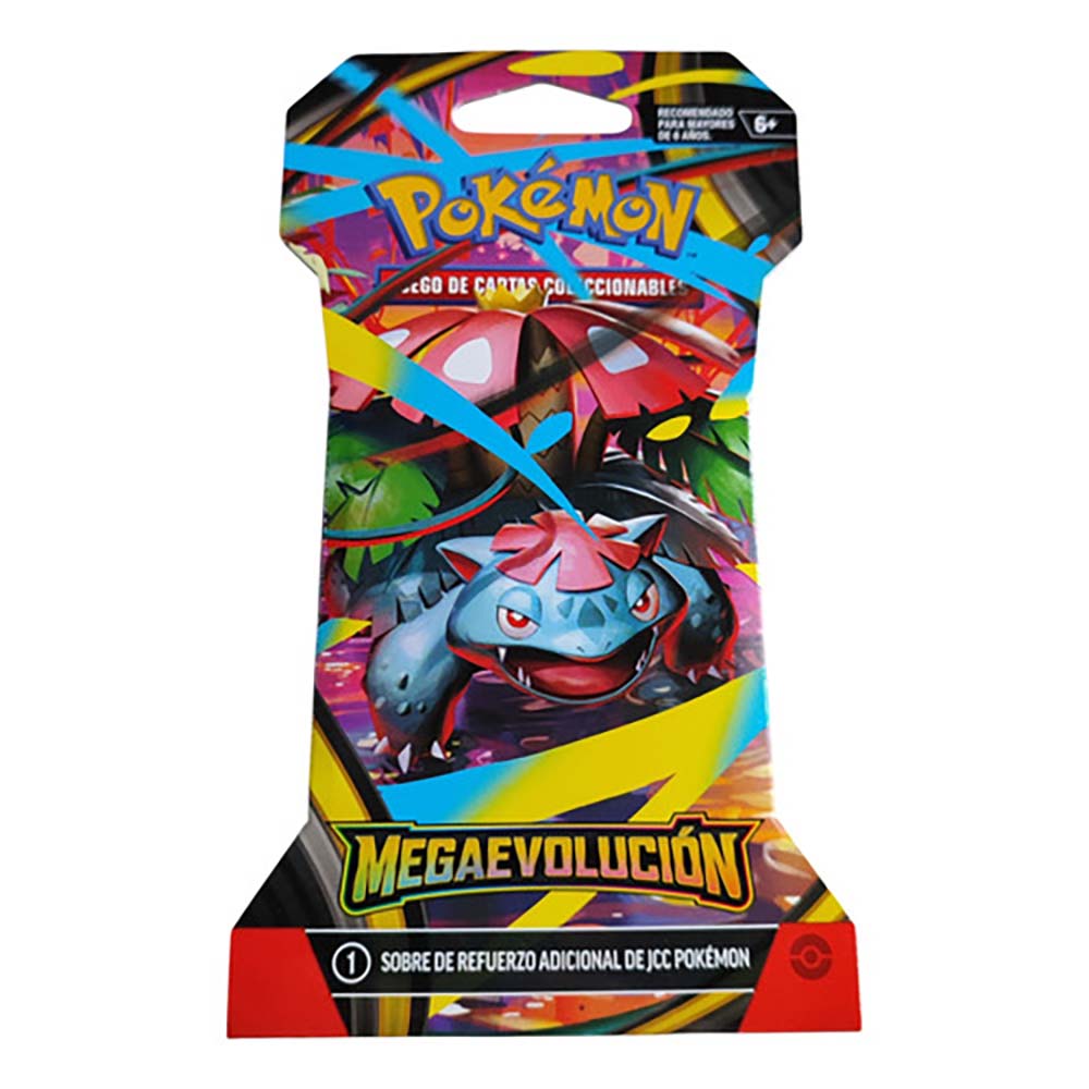 Pokémon TCG: Sobre de Refuerzo Mega Evolución Venusaur – Versión en Español