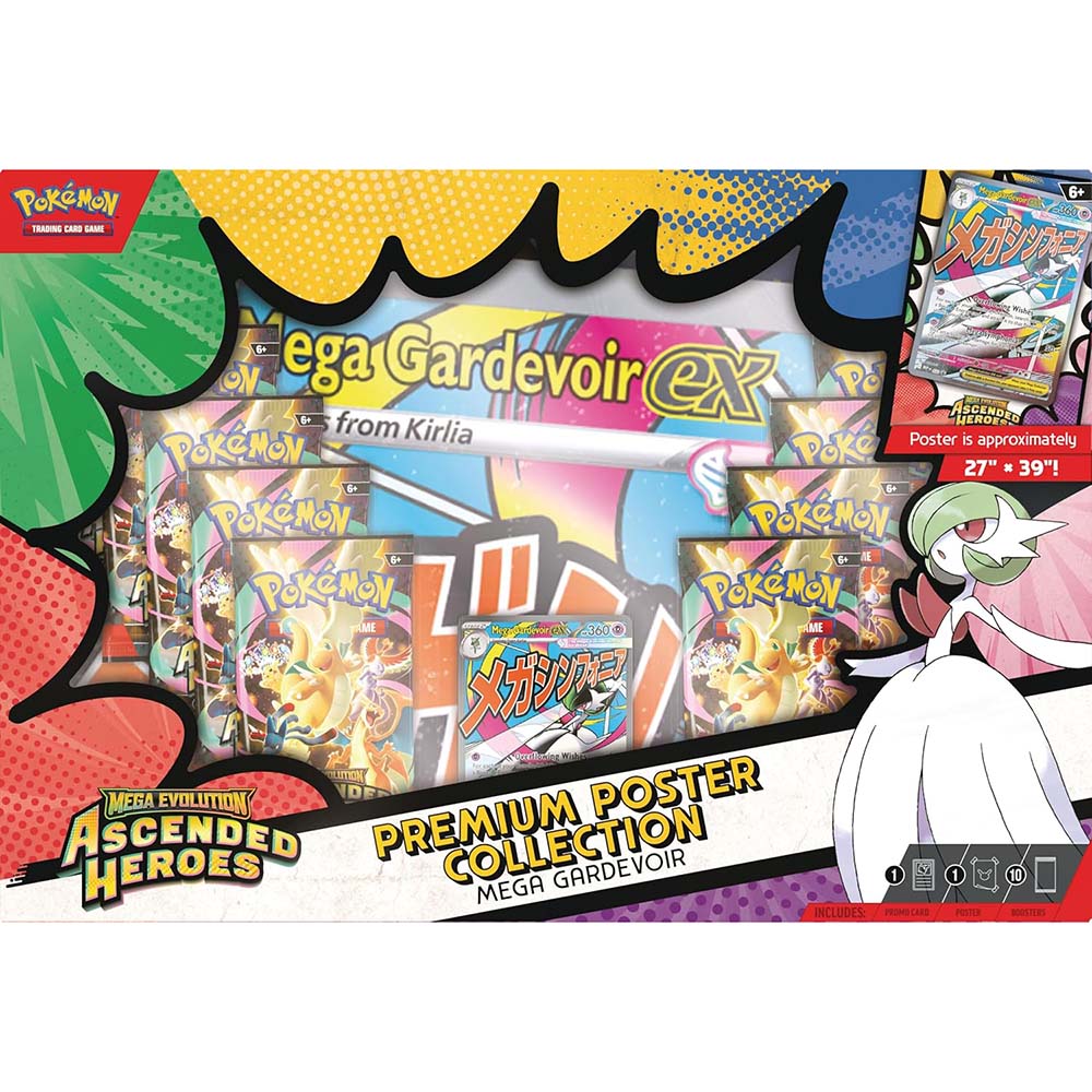 Pokémon TCG: Mega Evolution Ascended Heroes - Premium Poster Collection Mega Gardevoir