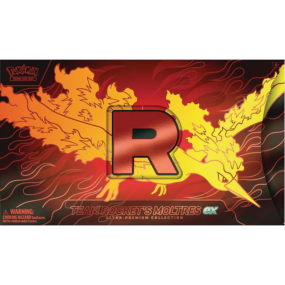 Pokémon TCG: Team Rocket's Moltres ex – Ultra-Premium Collection