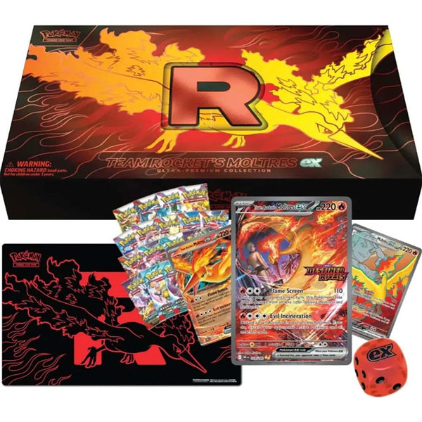 Pokémon TCG: Team Rocket's Moltres ex – Ultra-Premium Collection