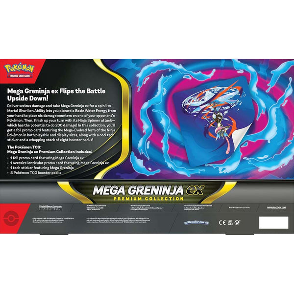 Pokémon TCG: Mega Greninja Ex Premium Collection (Cartas en Inglés)