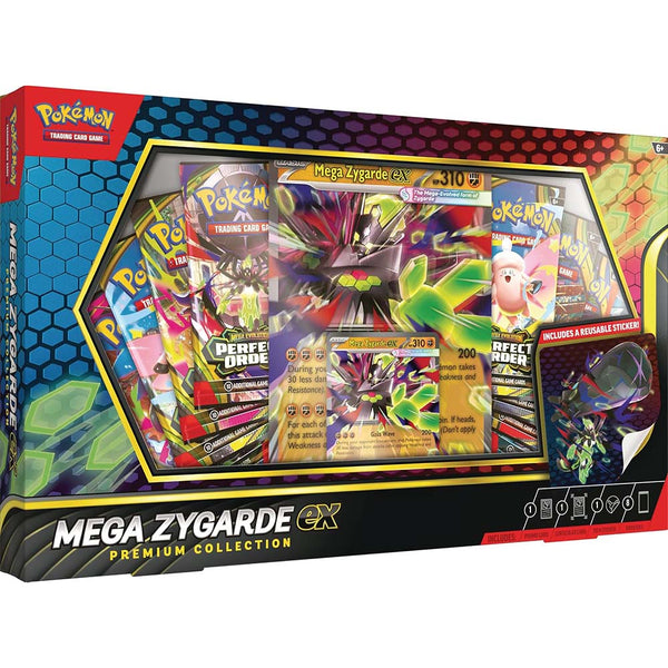 Pokémon TCG: Mega Zygarde Ex Premium Collection 2026 (Cartas en Español)