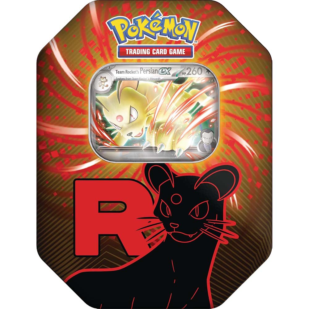 Pokémon TCG: Team Rocket’s Persian ex Tin (Cartas en Español)
