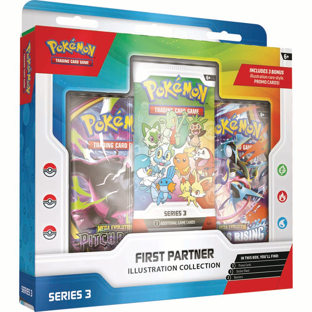 Pokémon TCG: First Partner Illustration Collection – Series 3 (Cartas en Inglés)