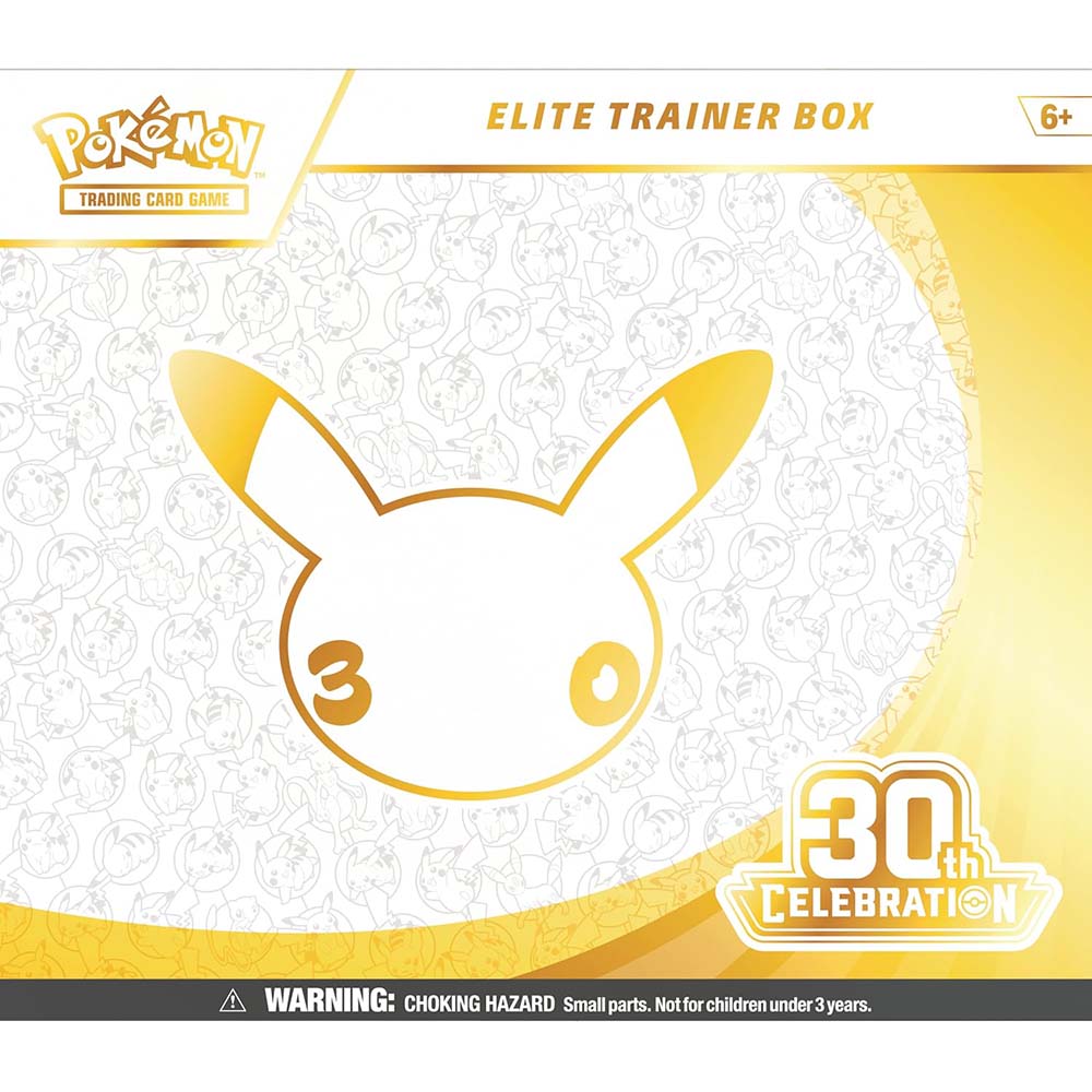 Pokémon TCG: 30th Celebration Elite Trainer Box (Cartas en Inglés)
