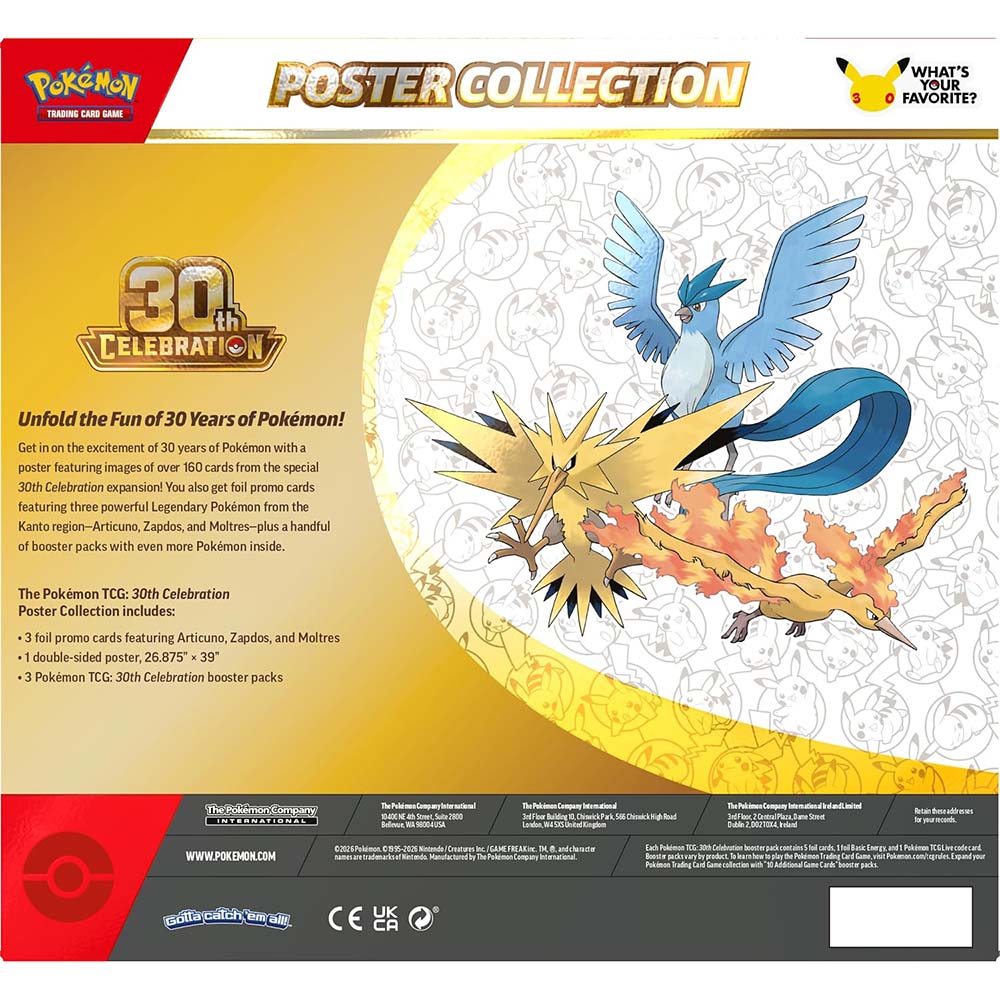Pokémon TCG: 30th Celebration – Poster Collection