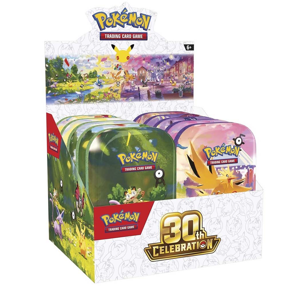 Pokémon TCG: 30th Celebration Mini Tin (Cartas en Español), cartas coleccionables tcg