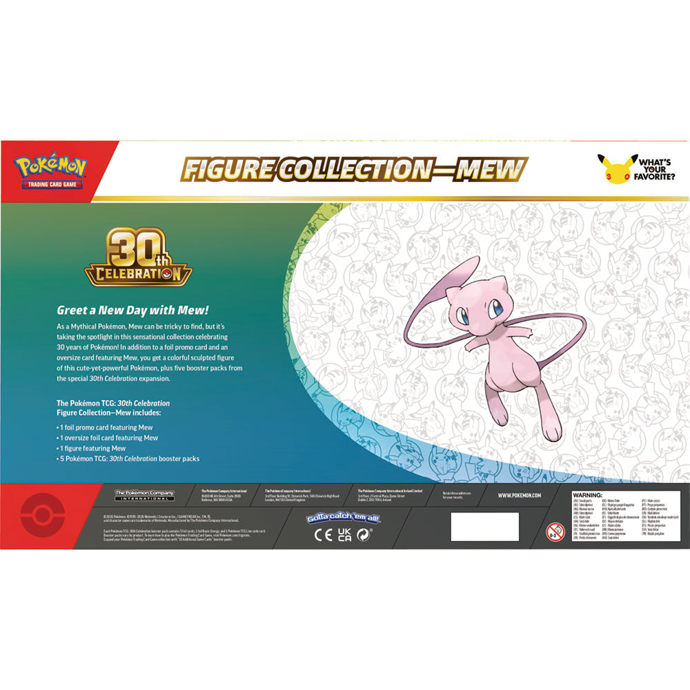 Pokémon TCG 30th Celebration Figure Collection (variante Mew o Mewtwo)