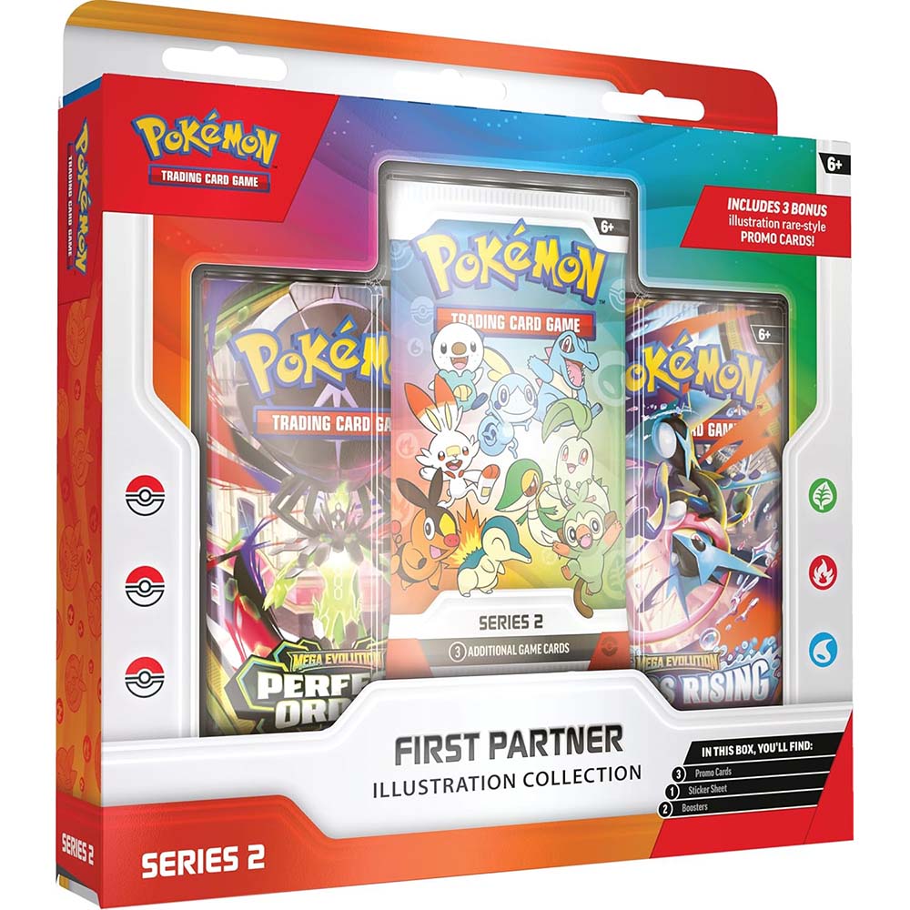 Pokémon TCG: First Partner Illustration Collection – Series 2 (Cartas en Inglés)