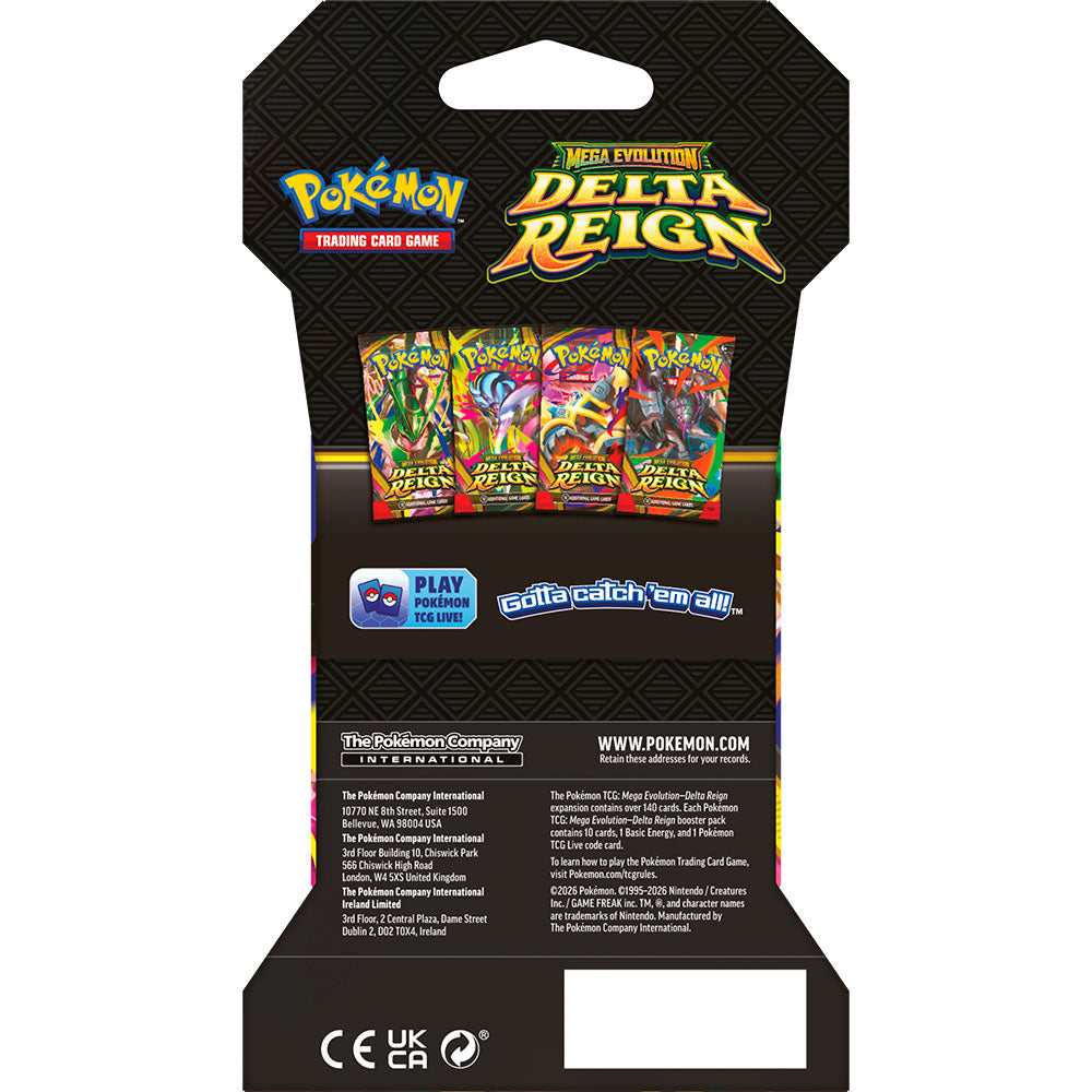Pokémon TCG Megaevolución-Dominio Delta: Sleeved Booster