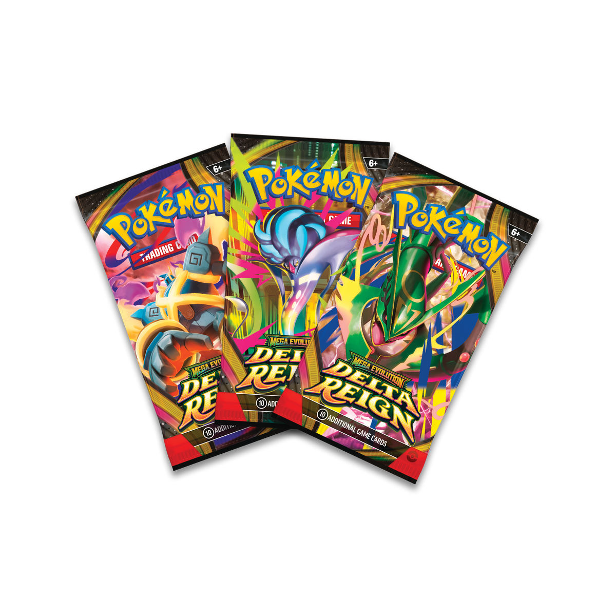 Pokémon TCG Megaevolución-Dominio Delta: 3-Pack Blister