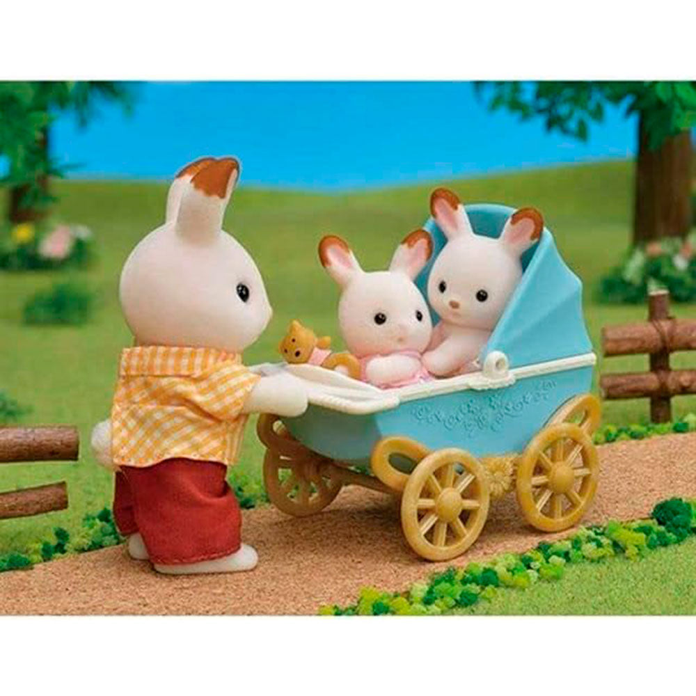 Sylvanian Families Gemelos Kabe y Breeze Chocolate, muñecas y muñecos