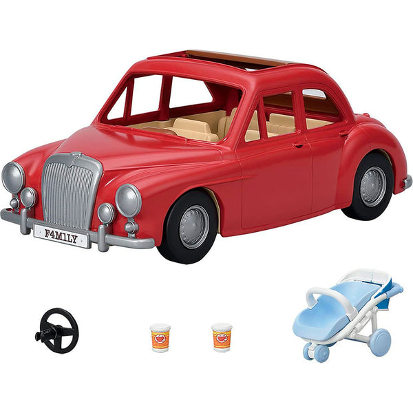 Sylvanian Families Coche Familiar (Family Cruising Car): Vehículo Convertible con Carriola - Edad 3+