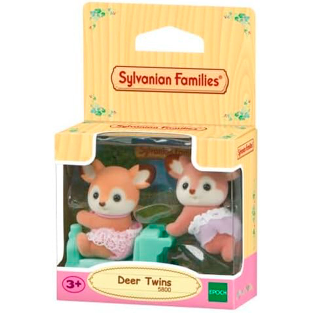 Sylvanian Families Géminis: Set de 2 Figuras de Bebés Animales, Edad 3+