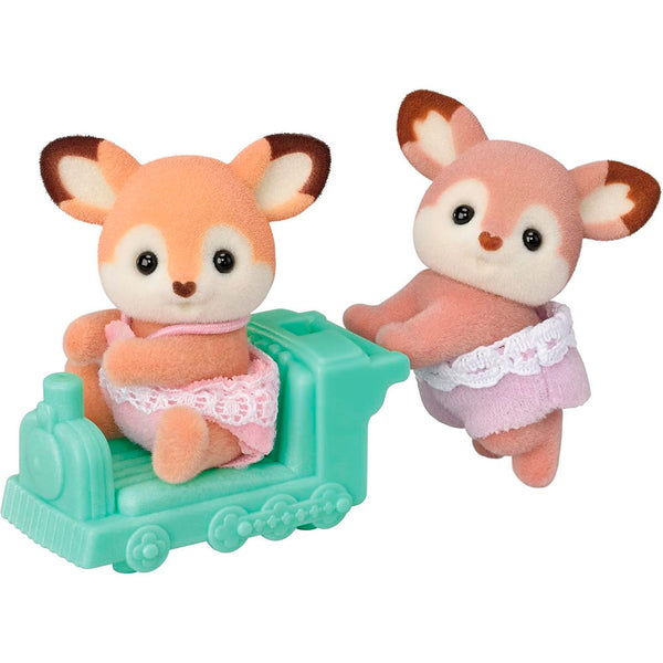 Sylvanian Families Géminis: Set de 2 Figuras de Bebés Animales, Edad 3+