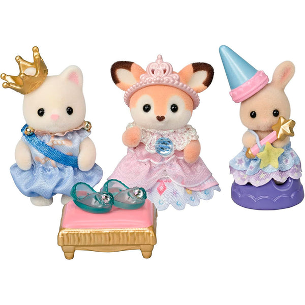 Sylvanian Families Nursery Princess Play Set: Set de 3 Figuras con Disfraces - Edad 3+