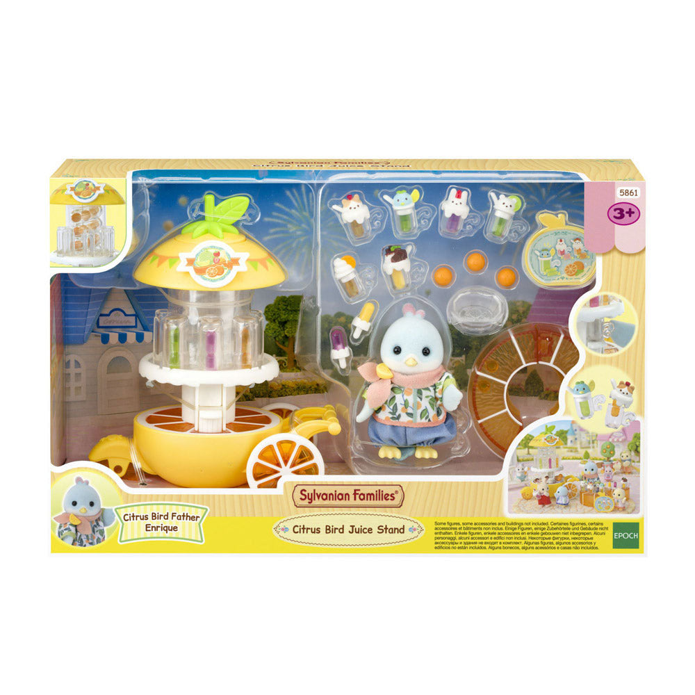 Sylvanian Families El Puesto de Zumos: Set de Juego con Accesorios, Edad 3+