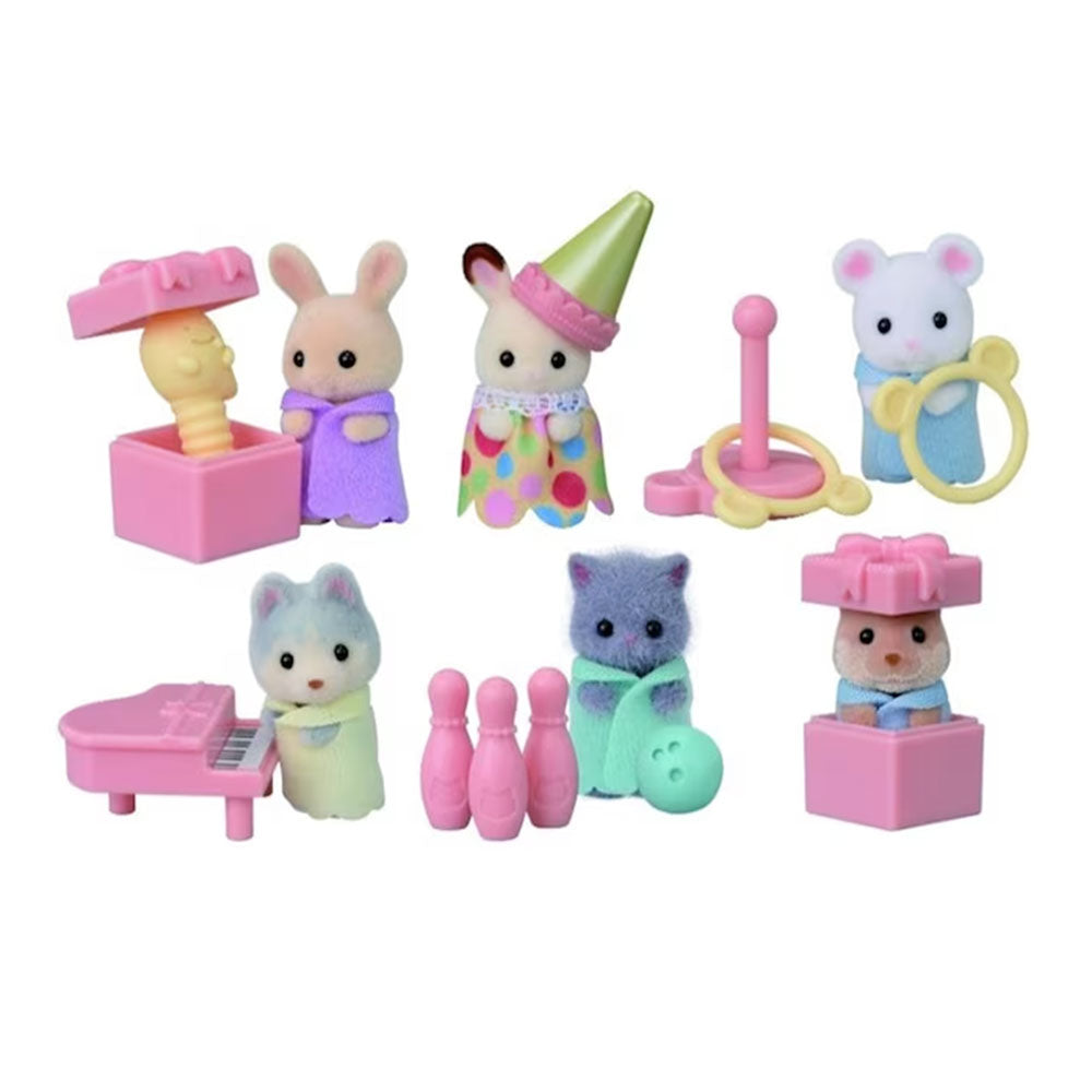 Sylvanian Families Mini Party Babies, coleccionables sorpresa