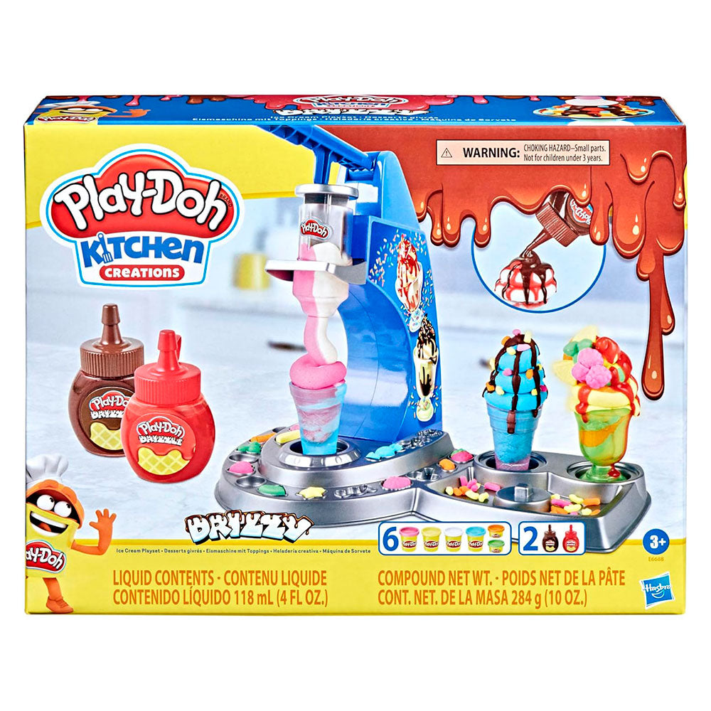Play-Doh Juego De Helados E6688: Set de masa moldeable - Edad 3+