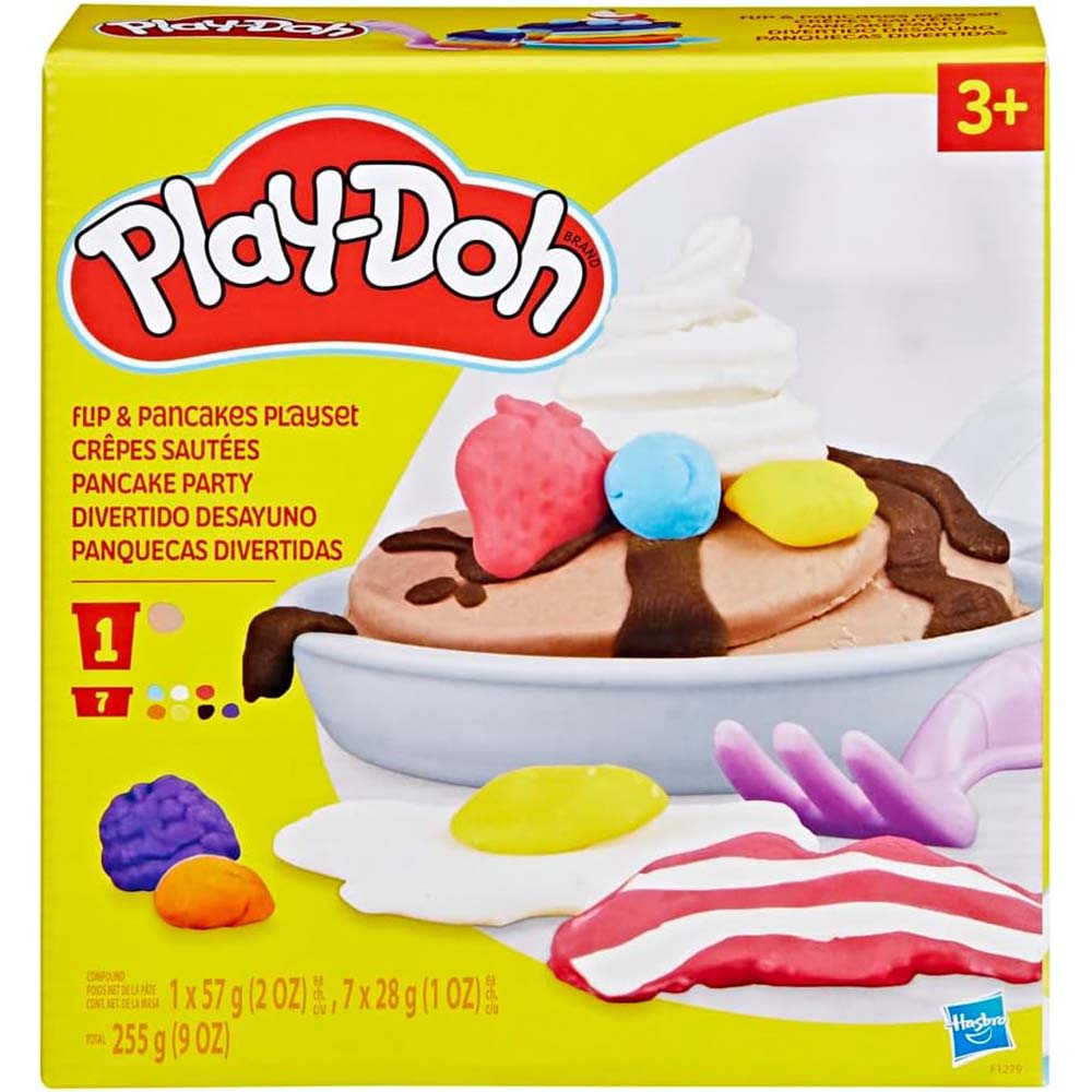 Play-Doh Deliciosos Desayunos F1279: Set de masa moldeable - Edad 3+