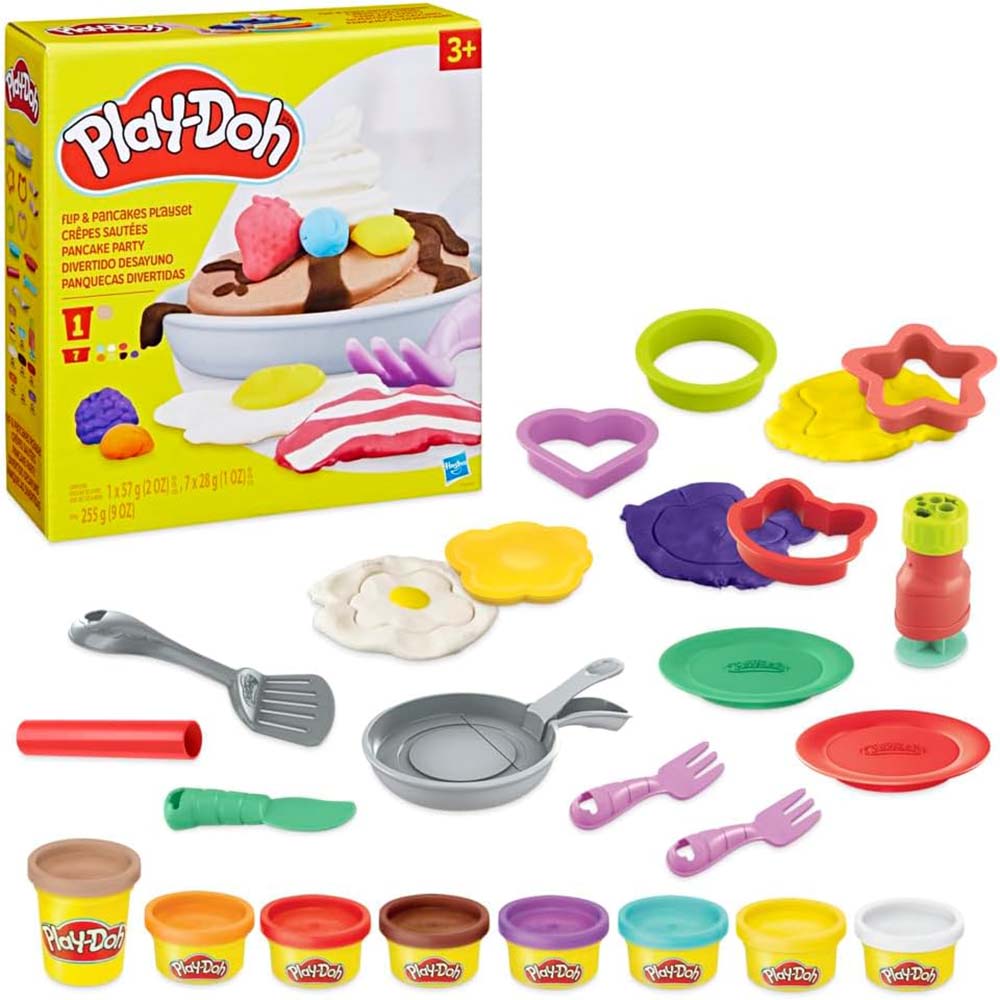Play-Doh Deliciosos Desayunos F1279: Set de masa moldeable - Edad 3+