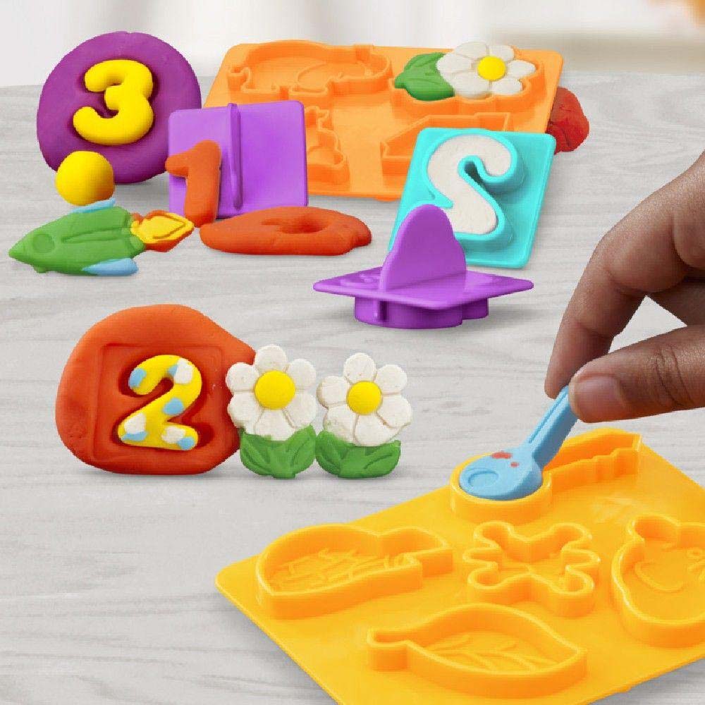 Play-Doh Fundamentals Números E8533: Set de masa moldeable - Edad 3+