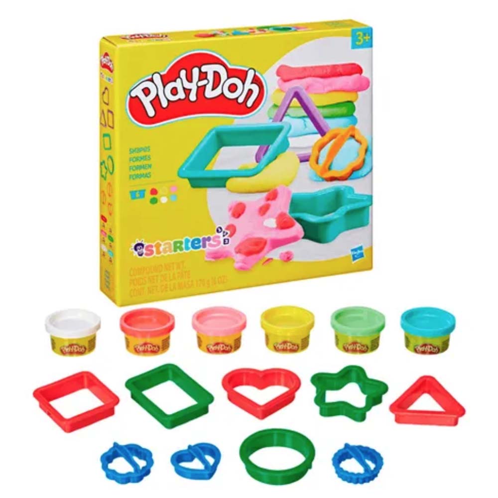 Play Doh Fundamentals Shapes E8534: Set de masa moldeable - Edad 3+