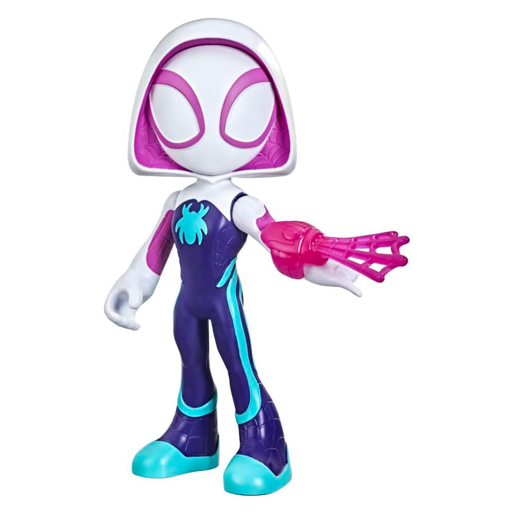 Marvel Spidey Amazing Friends Supersized Ghost Spider F3987: Figura de acción - Edad 3+